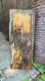 Live edge eiken keukenblad 65x170x4cm, Ophalen, Gebruikt