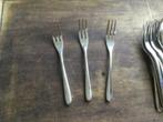 Partij cocktailvorkjes 23 stuks, Ophalen of Verzenden, Gebruikt, Rvs of Chroom