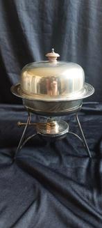 Verzilverde Chafing Dish - Warmhoudschaal, Ophalen of Verzenden