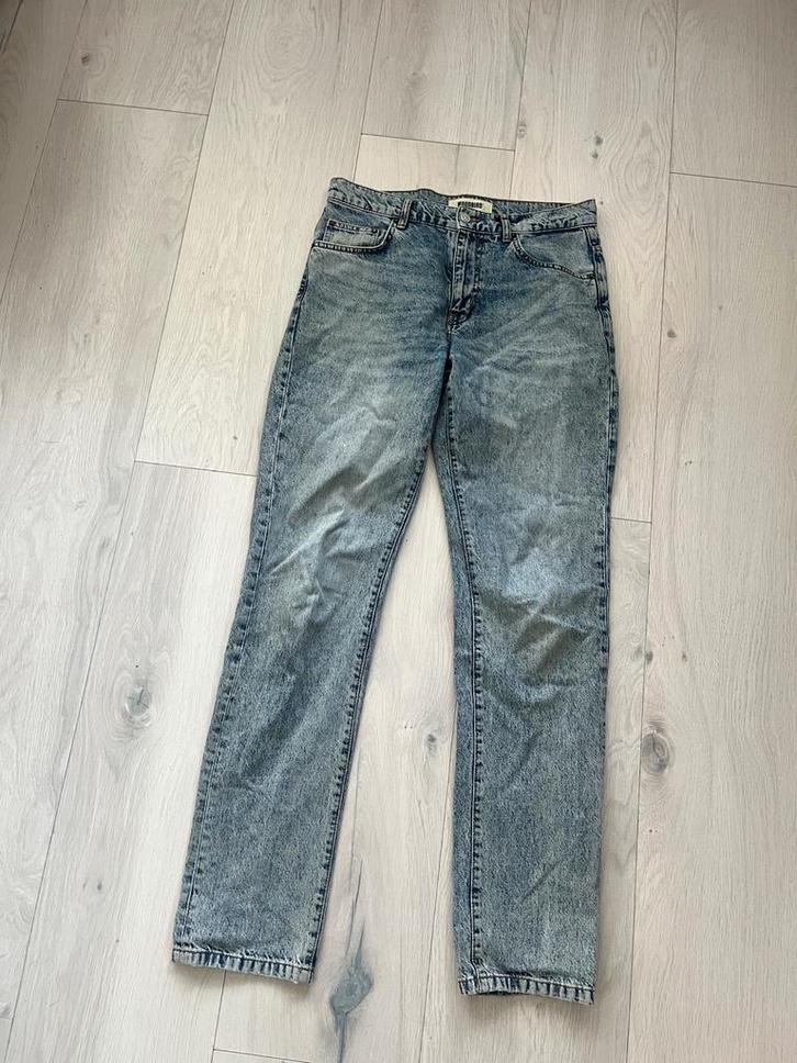 Jeans Woodbird maat L, Kleding | Dames, Spijkerbroeken en Jeans, Zo goed als nieuw, W30 - W32 (confectie 38/40), Blauw, Ophalen of Verzenden