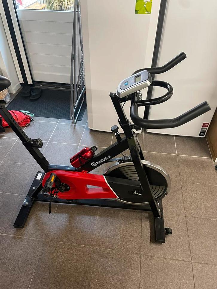Tectake hometrainer spinning spinbike, Sport en Fitness, Fitnessapparatuur, Zo goed als nieuw, Hometrainer, Ophalen of Verzenden