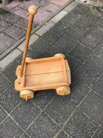 houten kar, Ophalen of Verzenden, Gebruikt, Duw- of Trekspeelgoed