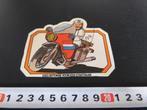 sticker Politie leger Marechaussee motor kies defensie start, Ophalen, Zo goed als nieuw, Bedrijf of Vereniging
