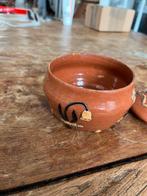 Antieke Tegelse Keramiek Pot met Deksel, Antiek en Kunst, Antiek | Keramiek en Aardewerk, Ophalen of Verzenden