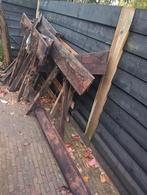 Hardhouten palen en planken, Doe-het-zelf en Verbouw, Hout en Planken, Ophalen, Gebruikt, 50 mm of meer, Balk