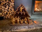 Prachtige Kerststal met Figuren, Antiek en Kunst, Ophalen of Verzenden