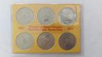 Set van zes herdenkingsmunten: krabbendaalders, Postzegels en Munten, Munten | Nederland, Ophalen of Verzenden, Koningin Beatrix