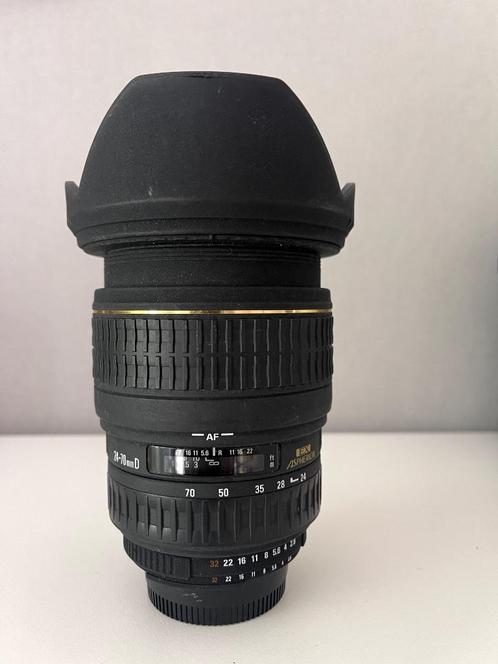Sigma zoom EX AF 24-70mm 1:2.8 DG DF aspherical voor Nikon, Audio, Tv en Foto, Fotografie | Lenzen en Objectieven, Gebruikt, Telelens