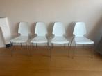 4x Witte Ikea Stoelen - Zo Goed Als Nieuw, Huis en Inrichting, Stoelen, Ophalen, Kunststof, Gebruikt, Wit