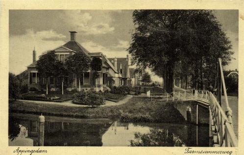 Appingedam - Farmsummerweg - 1935 gelopen, Verzamelen, Ansichtkaarten | Nederland, Gelopen, Utrecht, 1920 tot 1940, Ophalen of Verzenden
