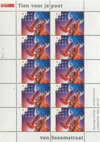 Nederland velletje NVPH Va1693 Sesamstraat Tien voor je post, Postzegels en Munten, Na 1940, Ophalen of Verzenden, Postfris
