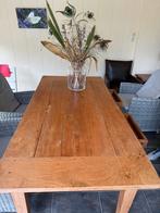 Stevig houten tafel, Huis en Inrichting, Ophalen, 50 tot 100 cm, Zo goed als nieuw, Vijf personen of meer