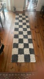 Kleed geruite tapijt checkers loper, Ophalen, Grijs, 200 cm of meer, 50 tot 100 cm