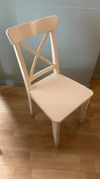 4x Ikea ingolf stoel eettafel, Huis en Inrichting, Stoelen, Ophalen, Gebruikt, Wit, Vier