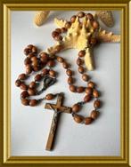 Oude lange houten rozenkrans, Antiek en Kunst, Antiek | Religie, Ophalen of Verzenden