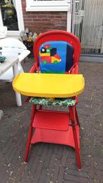 Oude vintage kinderstoel met tafel zitje, Gebruikt, Ophalen