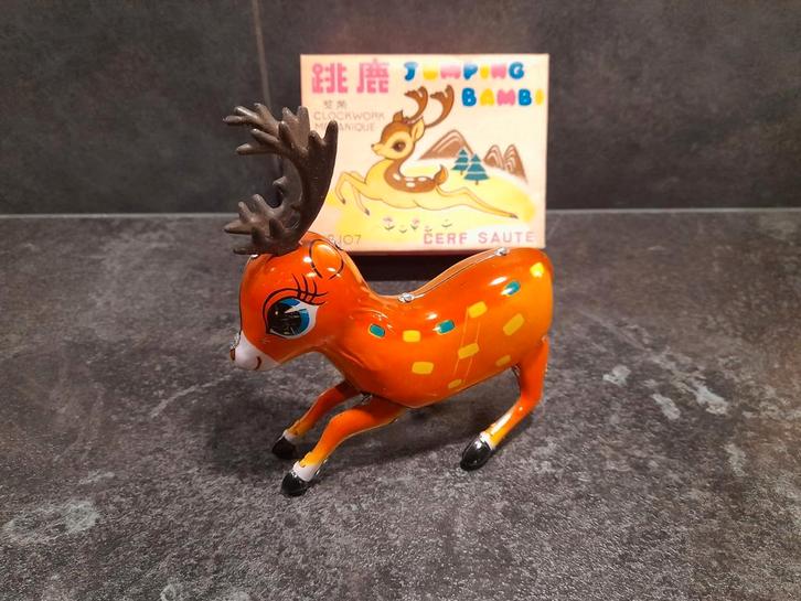 Blikken speelgoed Bambi hertje, Antiek en Kunst, Antiek | Speelgoed, Ophalen of Verzenden
