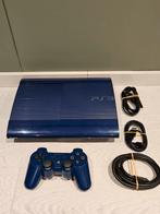 Sony PlayStation 3 Azurite Blue 500GB, Spelcomputers en Games, Spelcomputers | Sony PlayStation 3, Gebruikt, Super Slim, Ophalen of Verzenden