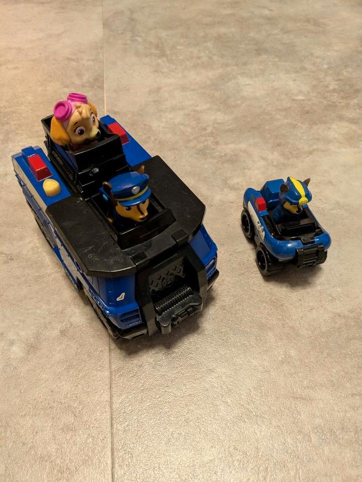 Paw Patrol Politie Voertuig 2-in-1 + extra chase in wagen, Kinderen en Baby's, Speelgoed | Overig, Gebruikt, Jongen of Meisje