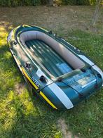 Roeiboot INTEX seahawk 3 opblaasboot, Watersport en Boten, Ophalen, Zo goed als nieuw, Drie personen of meer, Met peddels