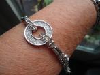 echt zilveren armband esprit prachtig 925 met steentjes, Ophalen of Verzenden, Zo goed als nieuw, Zilver, Zilver