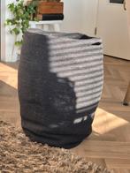 Zwarte wasmand van jute, Huis en Inrichting, Ophalen of Verzenden, Zo goed als nieuw