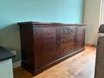 Mahonie Dressoir Koloniaal, Huis en Inrichting, Kasten | Dressoirs, Ophalen, Gebruikt, 200 cm of meer, Met lade(s)