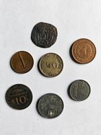 Oude munten - Nederland - 2de wereldoorlog - duit -boordgeld, Overige waardes, Ophalen of Verzenden, Vóór koninkrijk