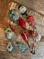 10 ANTIEKE KERSTBALLEN  JAREN 30, Ophalen of Verzenden, Gebruikt