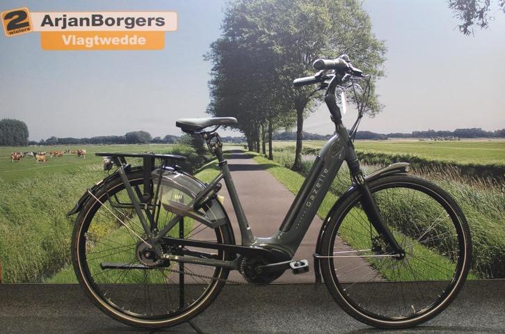 Gazelle Grenoble C5 HMB, Fietsen en Brommers, Elektrische fietsen, Zo goed als nieuw, Gazelle, 47 tot 51 cm, 50 km per accu of meer