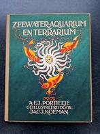 Verkade album Zeewater-aquarium 1e druk 1930 compleet, Boeken, Prentenboeken en Plaatjesalbums, A.F.J. Portielje, Ophalen of Verzenden