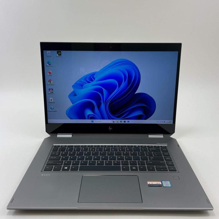 HP ZBook Studio x360 G5 – Core i7 – Touchscreen – P1000, Computers en Software, Windows Laptops, Refurbished, 15 inch, SSD, 4 Ghz of meer
