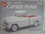 Bouwdoos 1955 Chevy Cameo pickup AMT, Overige merken, Auto, Groter dan 1:32, Nieuw