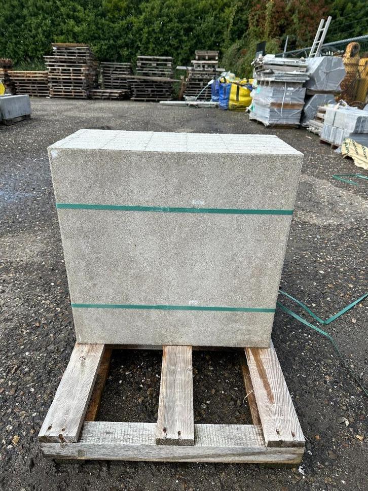 Betonsteen, Terrastegels, 60x60 Beige 9 stuks (3,24m2), Tuin en Terras, Tegels en Klinkers, Nieuw, Terrastegels, Beton, Minder dan 5 m²