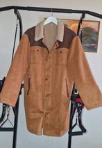 Heren 'lammy coat' bruin/beige/wit zomer jas maat L/XL, Ophalen of Verzenden, Zo goed als nieuw, Maat 56/58 (XL), Beige