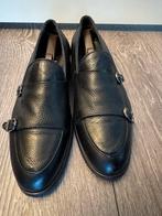Loafers double monk heren schoenen leer, Ophalen, Zo goed als nieuw, Bruin, Loafers