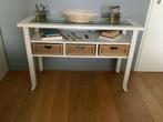 Side table, Huis en Inrichting, Tafels | Sidetables, Ophalen, Gebruikt, 100 tot 150 cm, Overige houtsoorten
