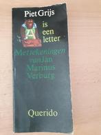 PIET GRIJS IS EEN LETTER 1975 €3, Gelezen, Overige typen, Ophalen of Verzenden, PIET GRIJS