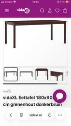 Vidaxl Eettafel Grenenhout 180cm - Gratis!, Huis en Inrichting, Ophalen, Gebruikt, 50 tot 100 cm, Vijf personen of meer