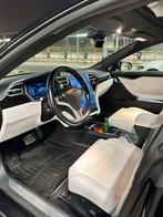 Tesla S100D LR|free suc|witte leer|Nieuw accu|garantie12/25, Auto's, Tesla, Automaat, Model S, Zwart, Elektrisch