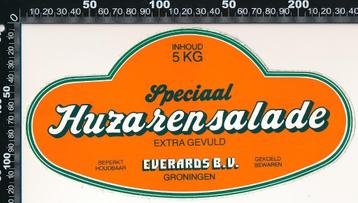 Sticker: Everards - Huzarensalade - Groningen beschikbaar voor biedingen