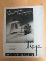 MAJA - Parfum/Cologne/Poeder - Adv. uit Tijdschrift 1949, Ophalen of Verzenden, Gebruikt