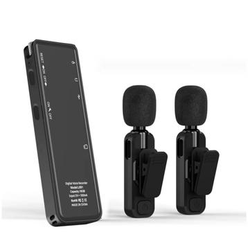 DJL Audio Dasspeld microfoonset 8GB draagbare flashdrive dig beschikbaar voor biedingen