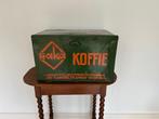 Groot vintige winkel koffieblik, Verzamelen, Ophalen, Gebruikt, Overige, Overige merken