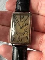 Zilveren Bananen horloge Jaren 20/30 werkend, Ophalen, Zilver, Overige merken