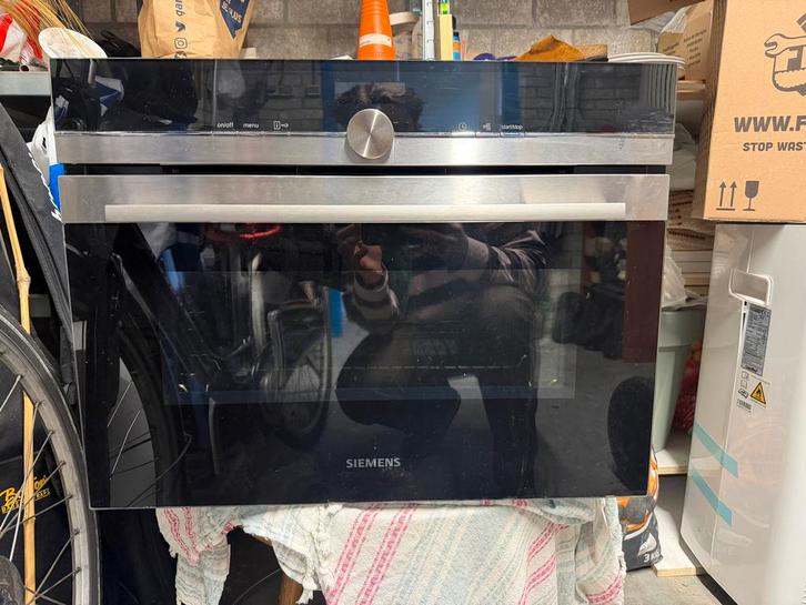 Siemens iQ700 CB635GBS3 Compacte Inbouwoven, Witgoed en Apparatuur, Ovens, Gebruikt, Inbouw, Oven, 45 tot 60 cm, Hete lucht, Ophalen