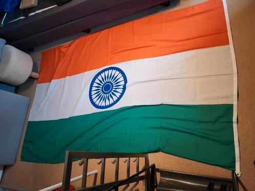 Grote vlag India 1.50 x 2.25 meter zware duurzame kwaliteit, Diversen, Vlaggen en Wimpels, Zo goed als nieuw, Ophalen of Verzenden