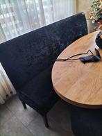Eetbank, Huis en Inrichting, Stoelen, Ophalen, Zwart, Stof, Eén