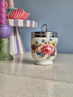 royal worcester england egg coddler bloemen grote maat, Ophalen of Verzenden