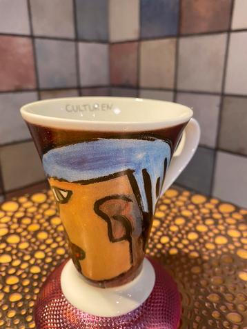 Design mok,fine bone China,art collection 02,hoog 11.5 cm beschikbaar voor biedingen